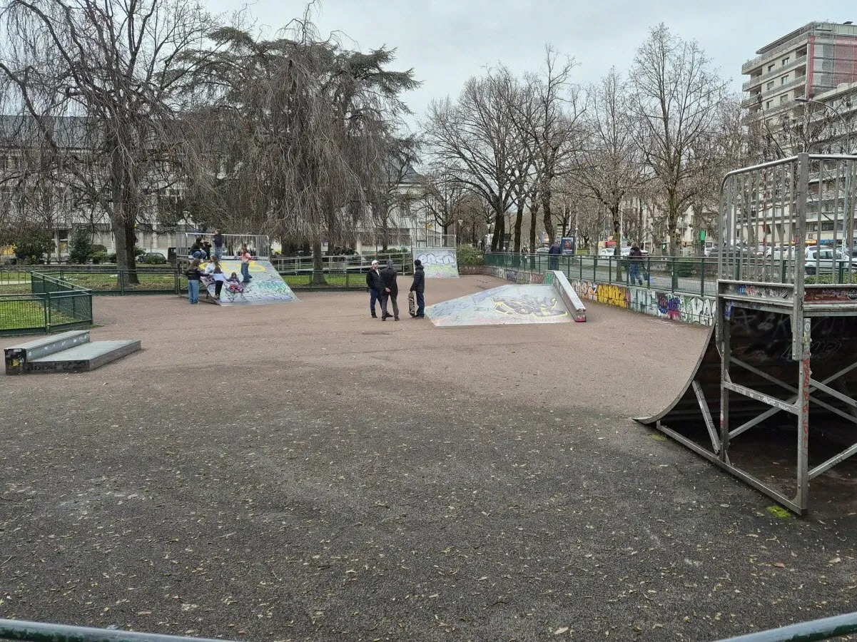 Le skatepark du Verney, en plein air à Chambéry